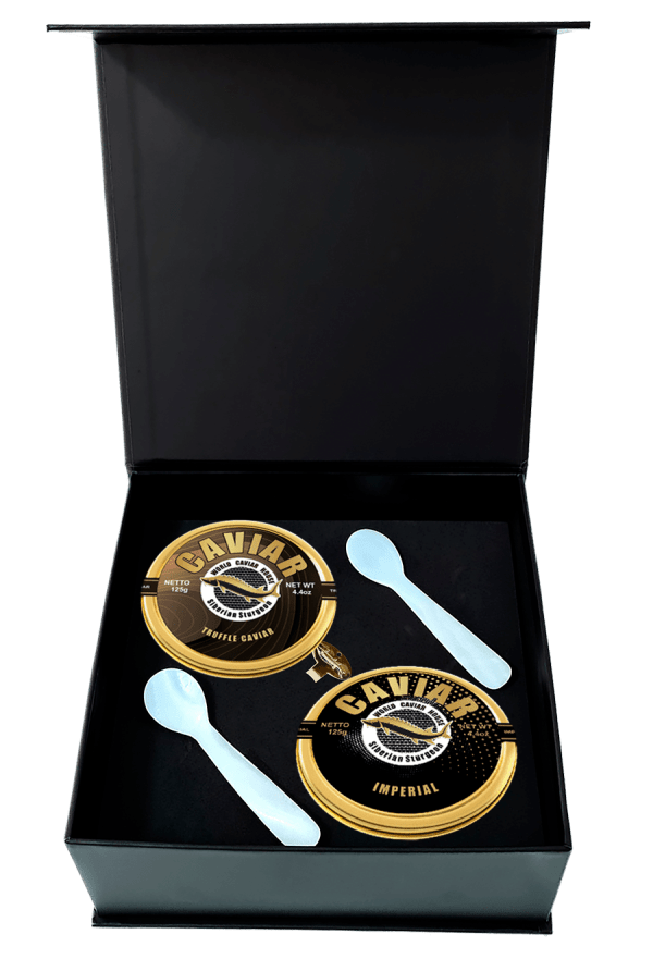 Deluxe Truffle & Imperial Caviar Duo - 250g Total (125g Each) | Exquisite Gourmet Experience for Discerning Palates