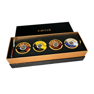 Taste Luxury with Caviar Set in Singapore - 4 Tins Offer