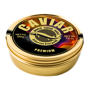 200g Premium Caviar tin, exquisite taste, luxury food product in Singapore