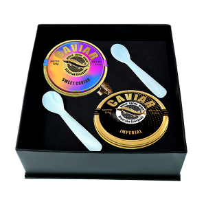 Luxury Caviar Set - Imperial and Sweet Caviar 125g Each - Free Delivery Singapore