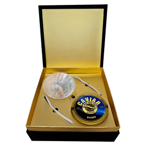 Luxurious Caviar Set featuring 125g Beluga Caviar with a Caviar Plate and Free Delivery in Singapore