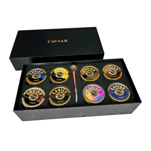 Caviar Set with 8 tins of 50g Caviar, free delivery in Singapore