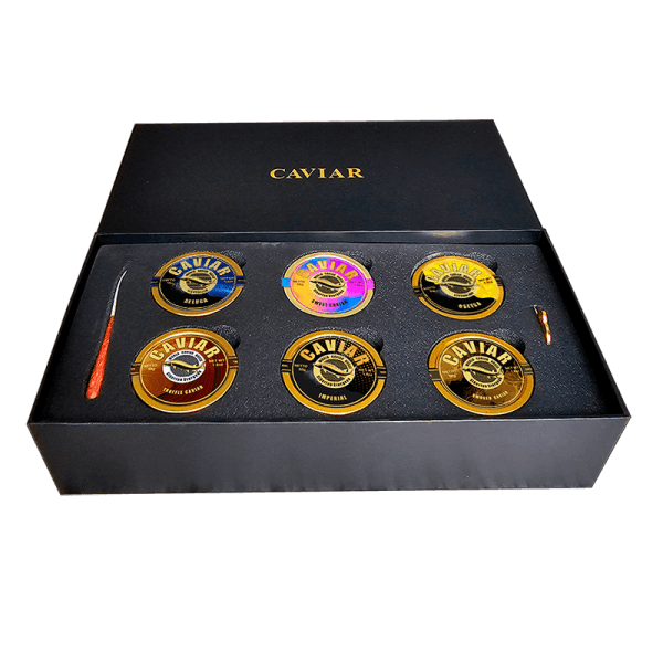 Caviar Set with 6pcs of 50g each, available for delivery in Singapore