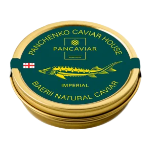 Panchinka Imperial Caviar tin – premium luxury caviar available in Singapore.
