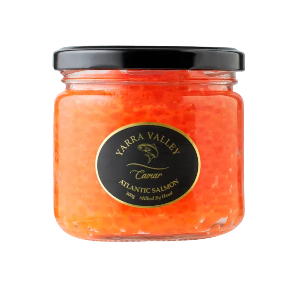Yarra Valley Salmon Caviar 300g jar – Atlantic Salmon Roe in Singapore
