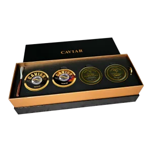Red & Black Caviar Set 4pcs – World Caviar House Singapore