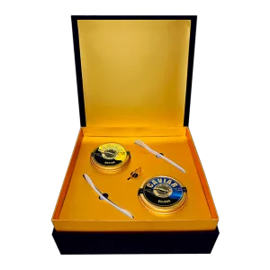 Beluga 50g Huso Huso Azerbaijan and Osetra 50g Georgia caviar set