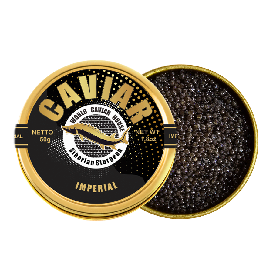 Caviar Imperial 1 Imperial caviar 50g tin — Siberian sturgeon caviar from Spain